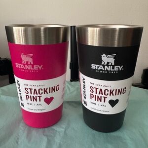 STANLEY Stacking Pint Set Limited Edition Valentine’s Day - Pink and Black